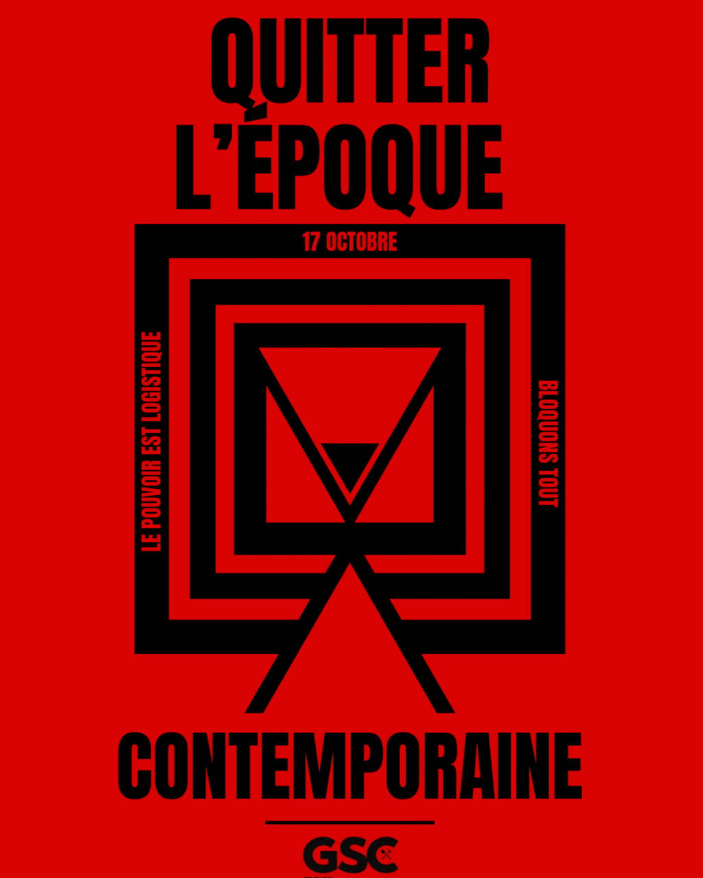 QUITTER L’ÉPOQUE CONTEMPORAINE // RUPTURE INAUGURALE // 17 OCTOBRE&nbsp;2026